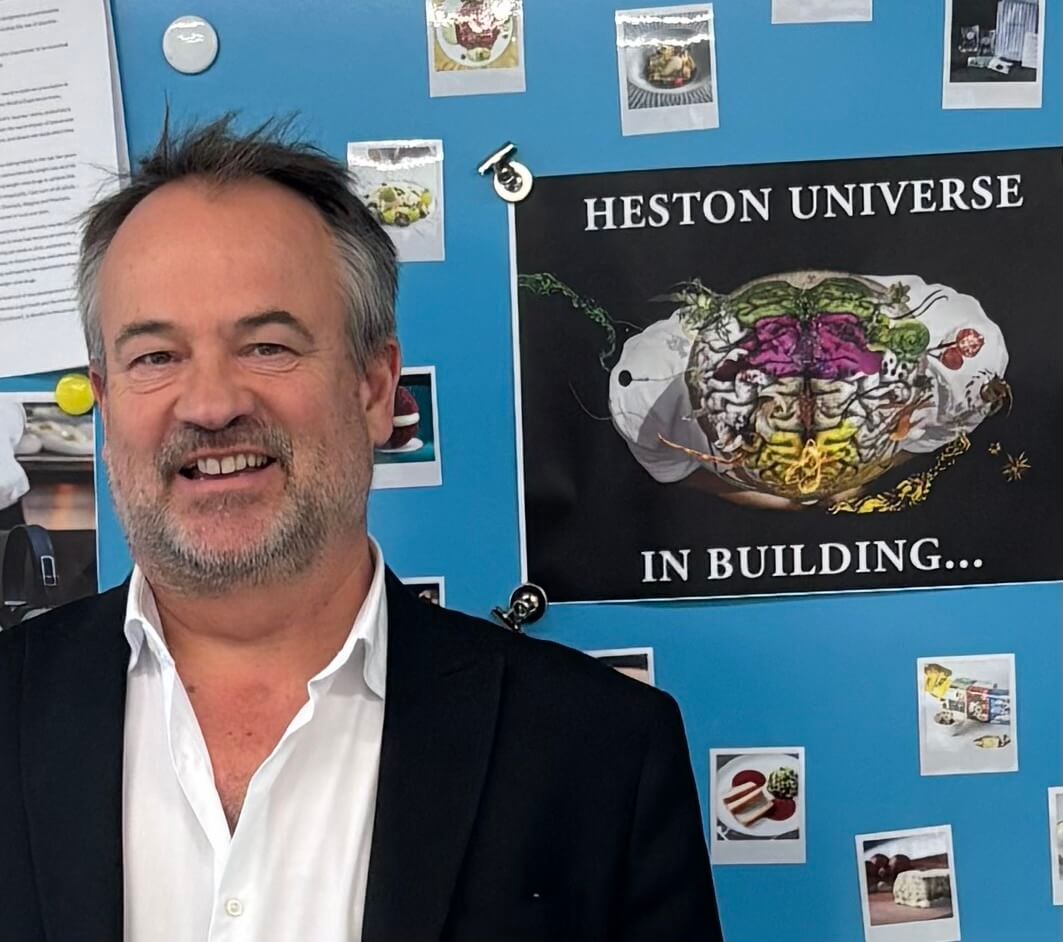 Tim Clements at The Fat Duck with Heston Blumenthal