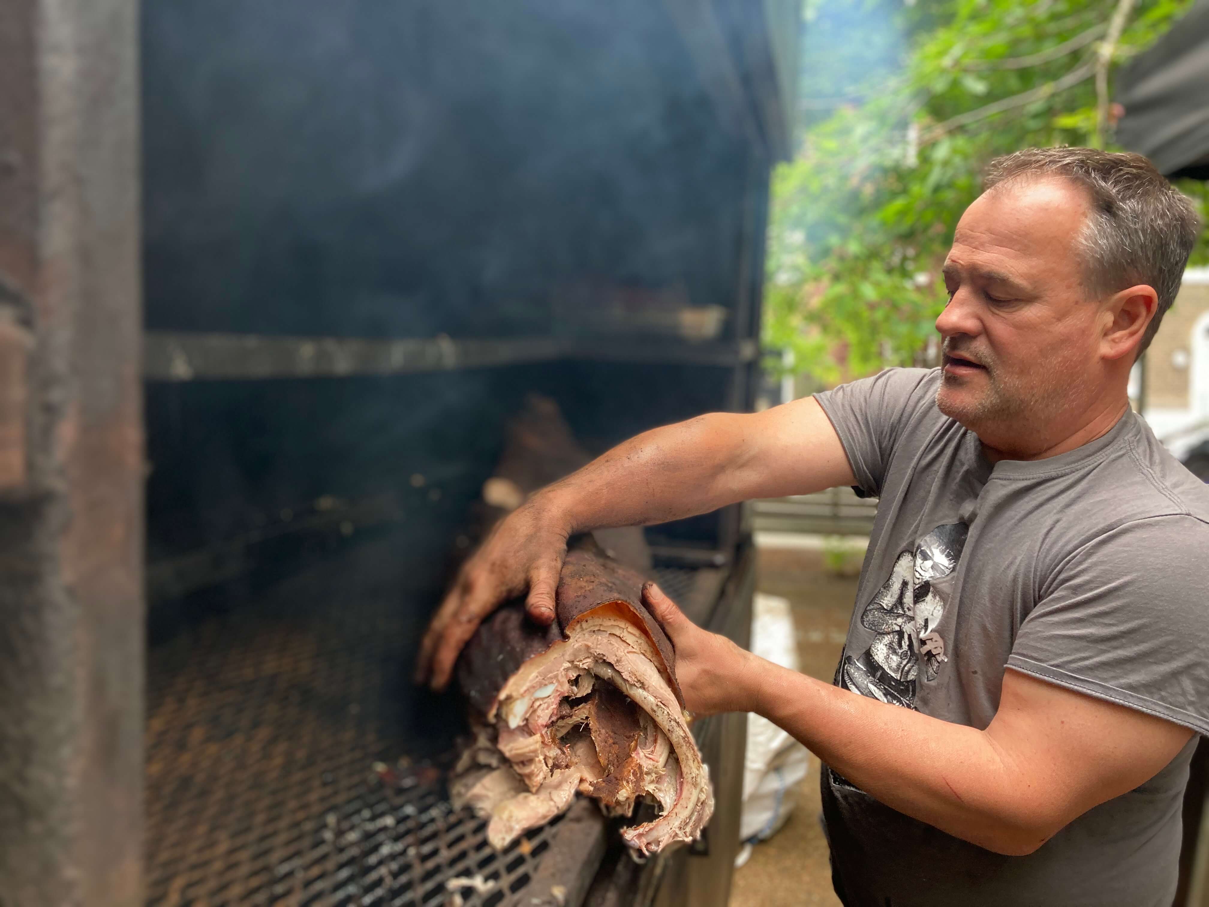 Tim Clements at The Gipsy Hill Smokehouse